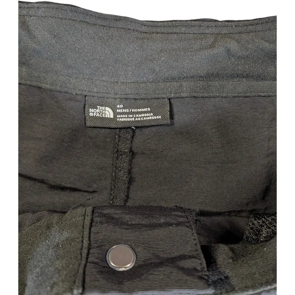 The North Face Black Hiking Shorts Built In Belt Size 40